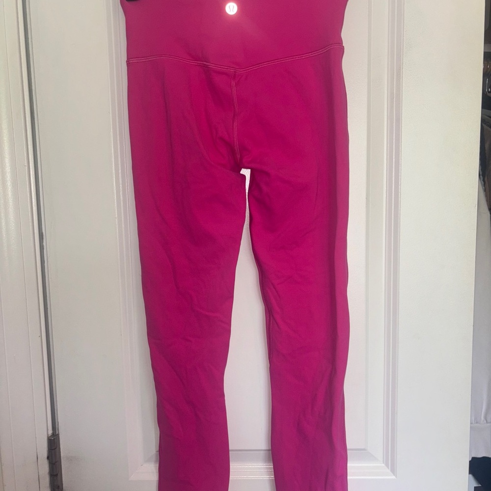 lululemon athletica Pink Leggings High Waist Stretch